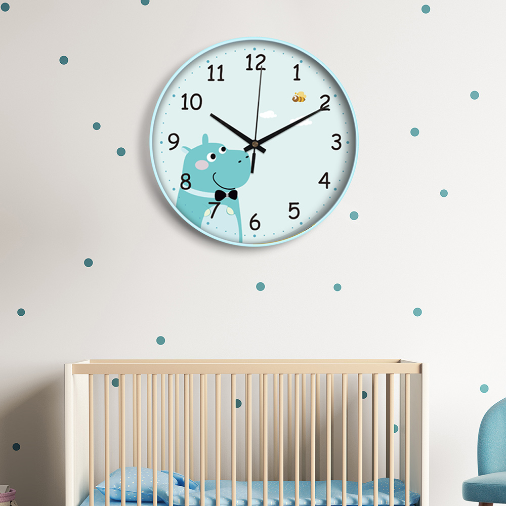Đồng Hồ Treo Tường In Logo (dành cho trẻ em) - Ảnh 3