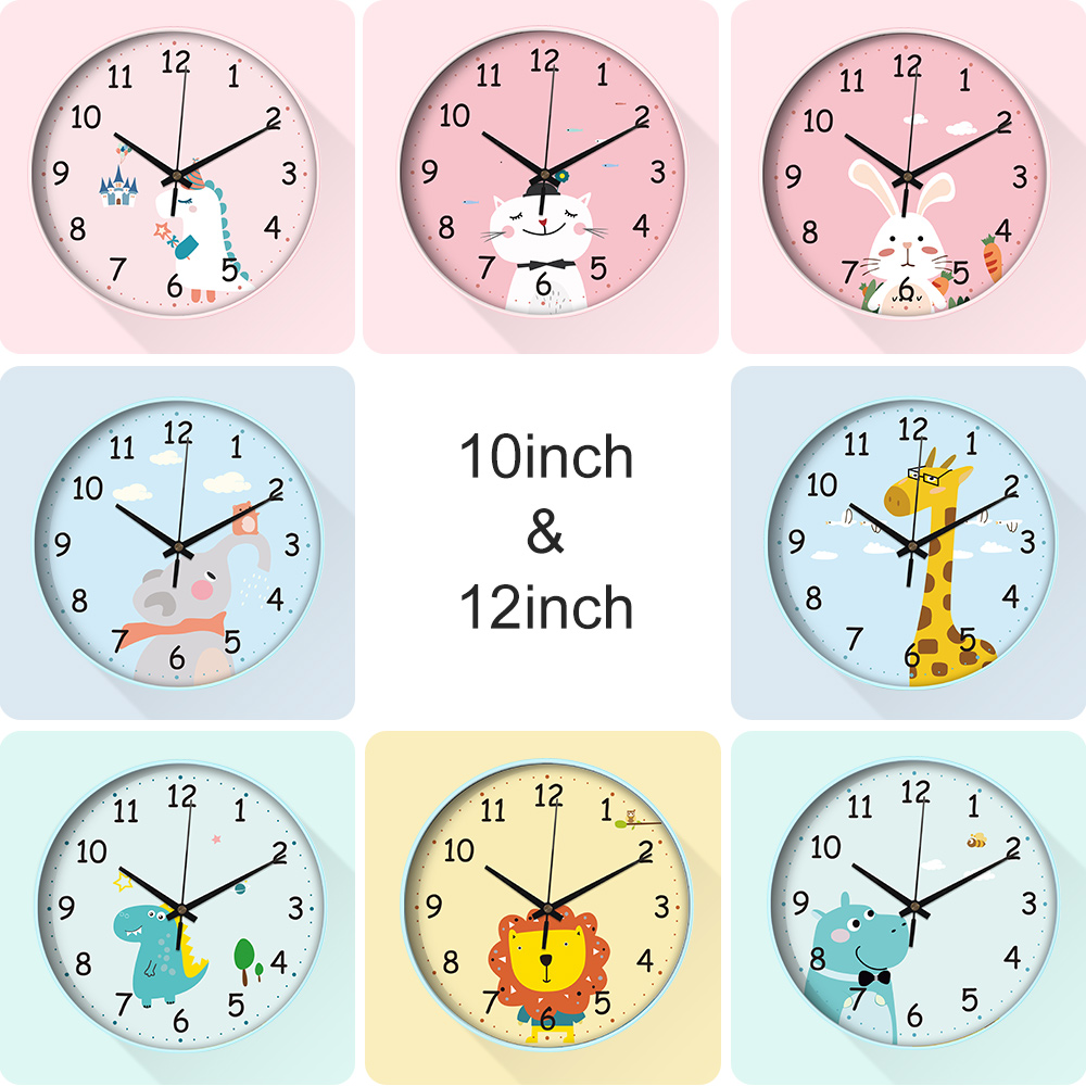 Đồng Hồ Treo Tường In Logo (dành cho trẻ em) - Ảnh 4
