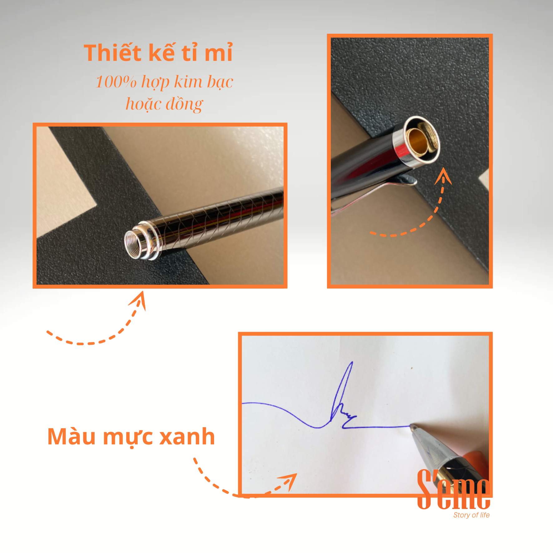 Bút Ký Cao Cấp Thương Hiệu S’eme AV001 Chính Hãng - Ảnh 5