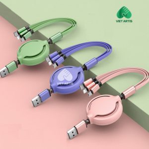 Cáp sạc 3 đầu CAVA02