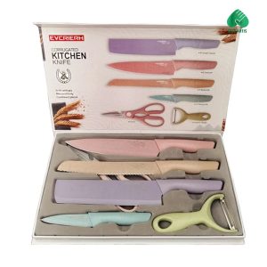 AV-0047	Hộp quà dao kéo 6 món tiện lợi, đẹp dùng để cắt thái đồ ăn