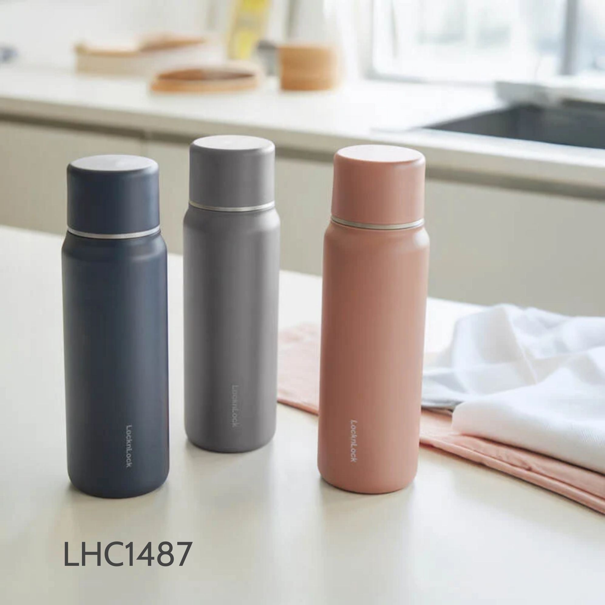 LHC1487GRY - Bình giữ nhiệt LocknLock Maman Cup Vacuum Bottle 505ml - Ảnh 6