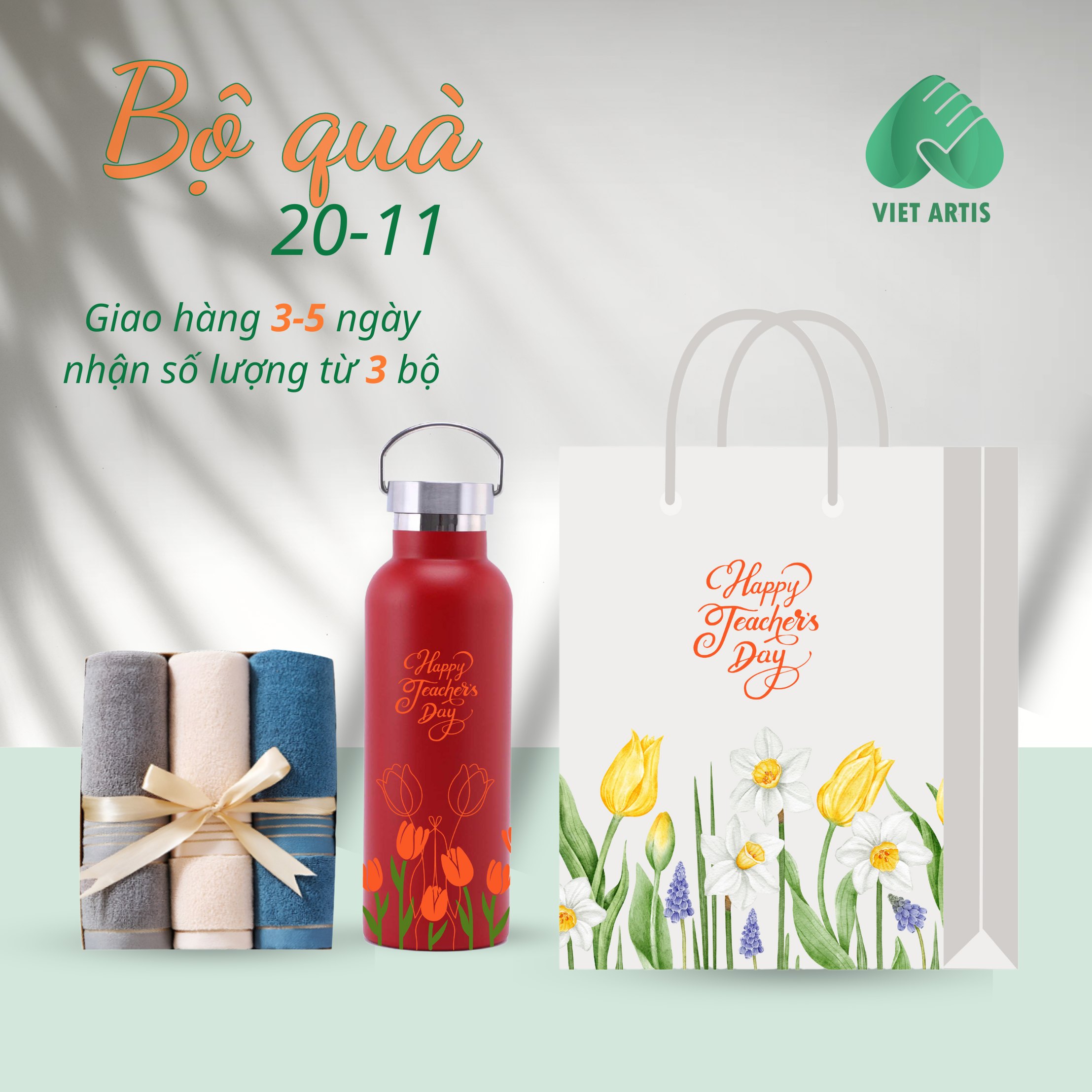 Bộ quà tặng 20-11 dành tặng thầy cô - bạn bè. - Ảnh 3