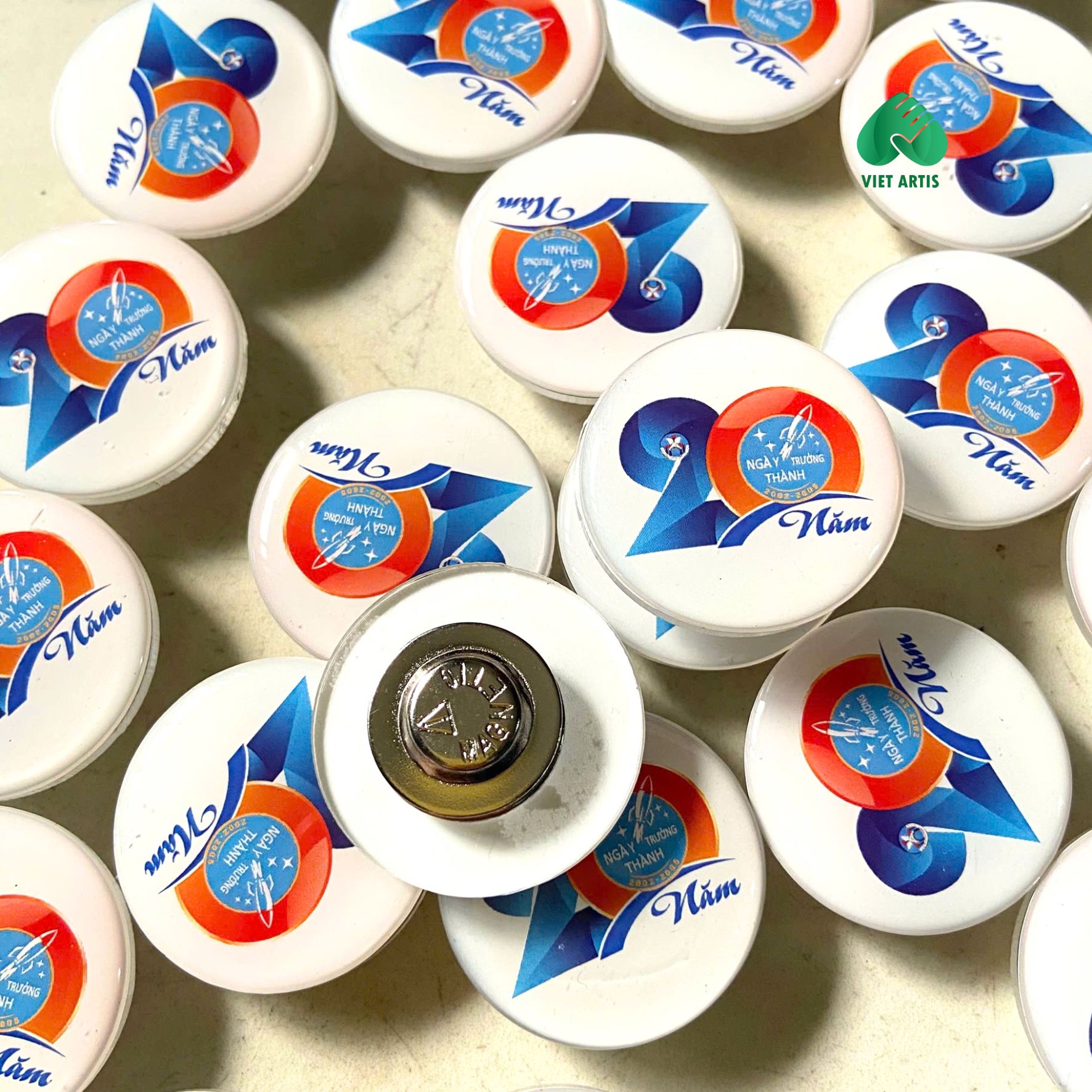 bảng tên, huy hiệu nhựa 3D in logo - Ảnh 4