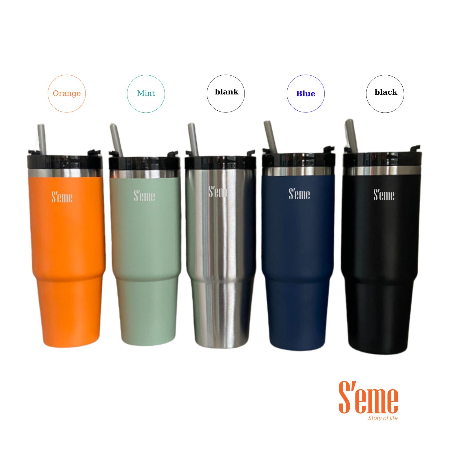 Bình giữ nhiệt S'eme AVL2401 phong cách thể thao 890 ml - Ảnh 8
