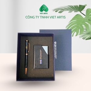 Bộ quà tặng bút ký kim loại kèm hộp đựng namecard