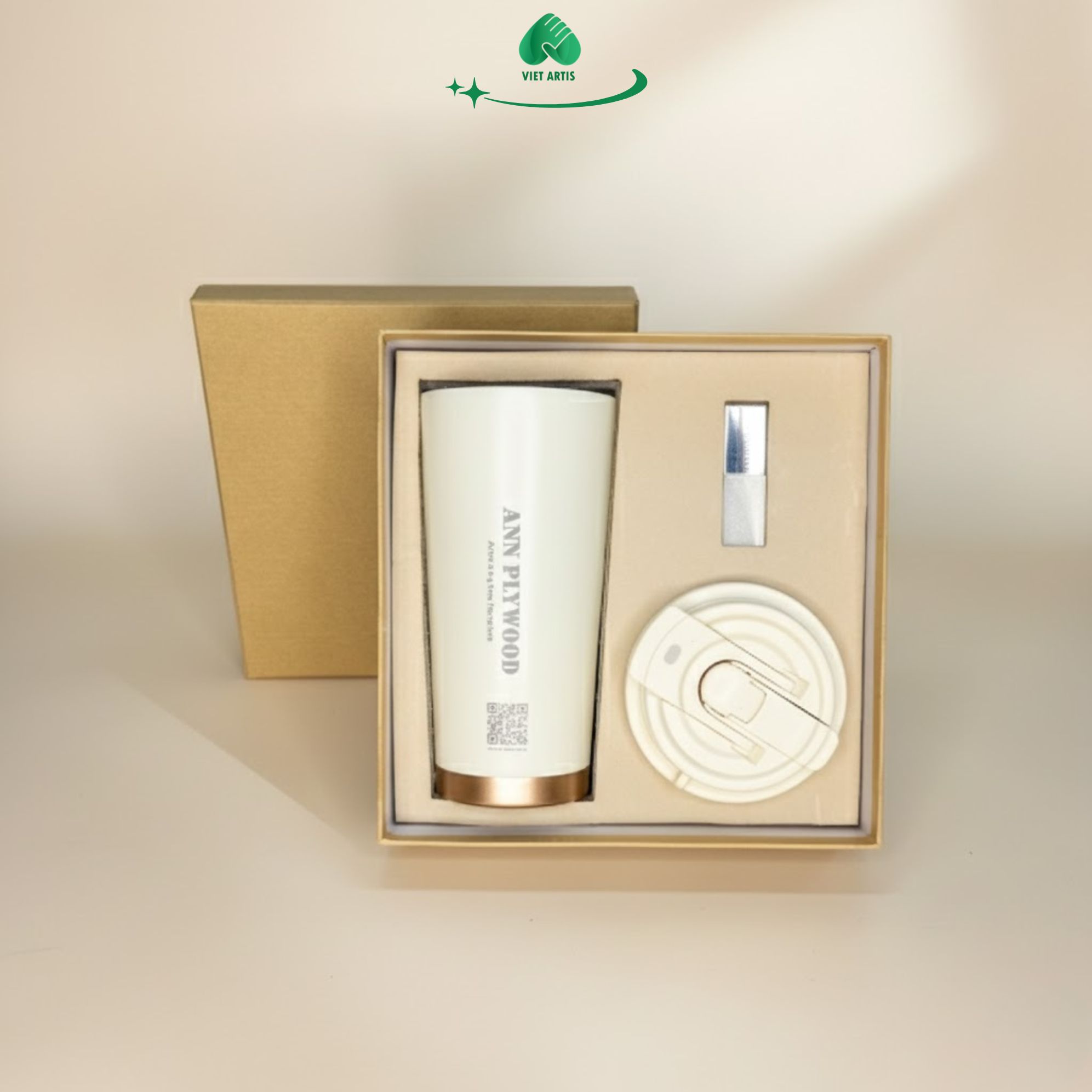 Bộ quà tặng bình giữ nhiệt và usb - Ảnh 2