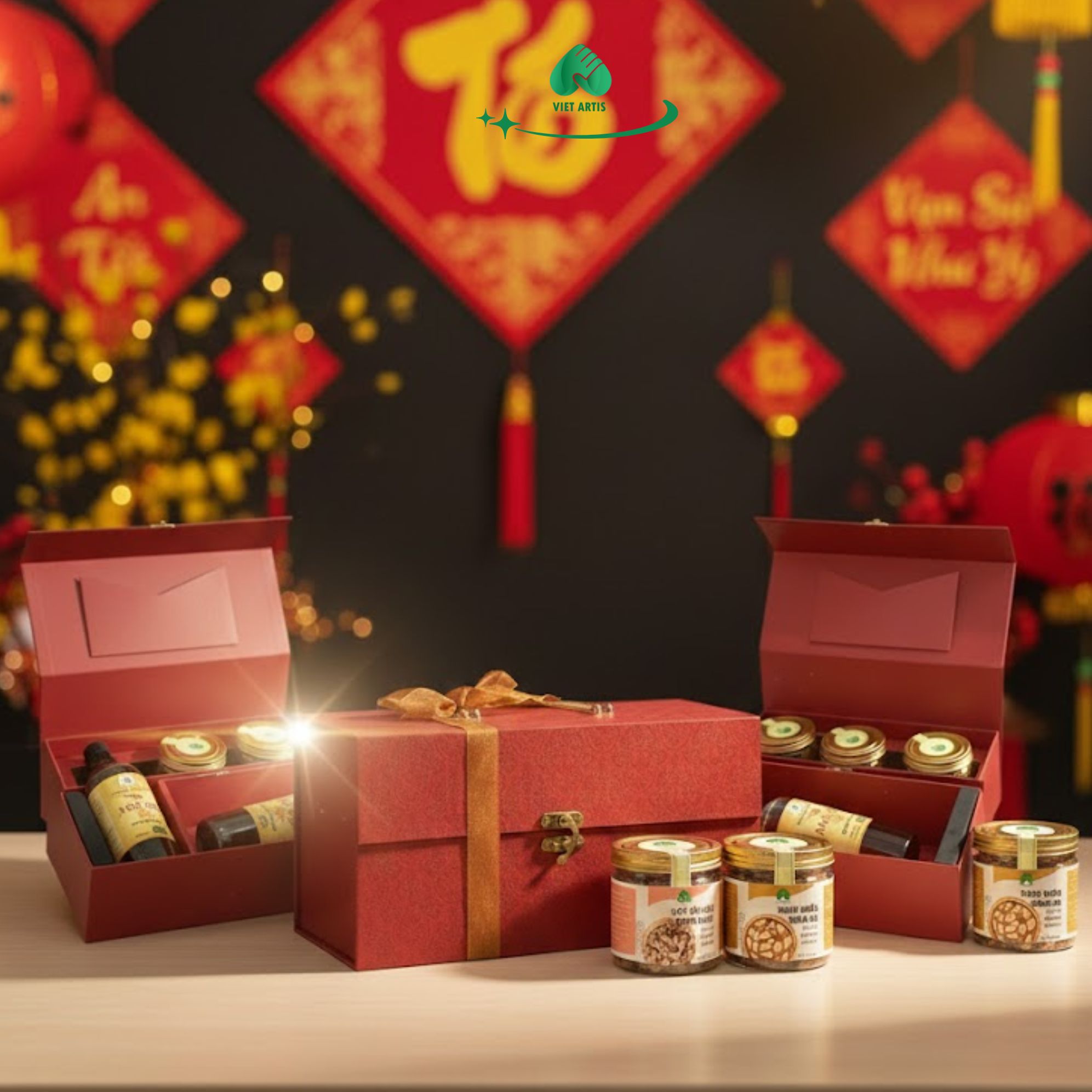 Set Quà tặng doanh nghiệp Tết hạt dinh dưỡng và mật ong - Ảnh 4