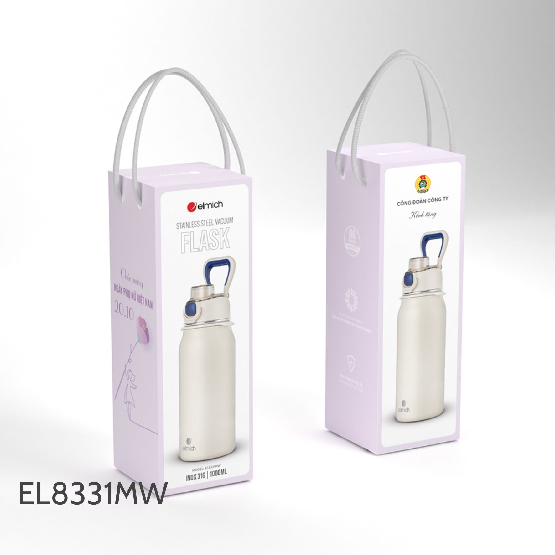Bình giữ nhiệt inox 316 Elmich EL8331NB dung tích 1L - Ảnh 3