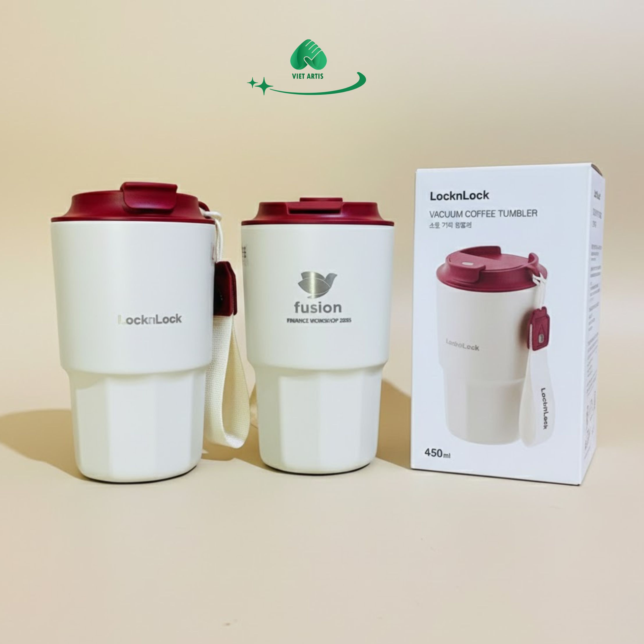 Ly giữ nhiệt Locknlock LHC4340 In logo riêng