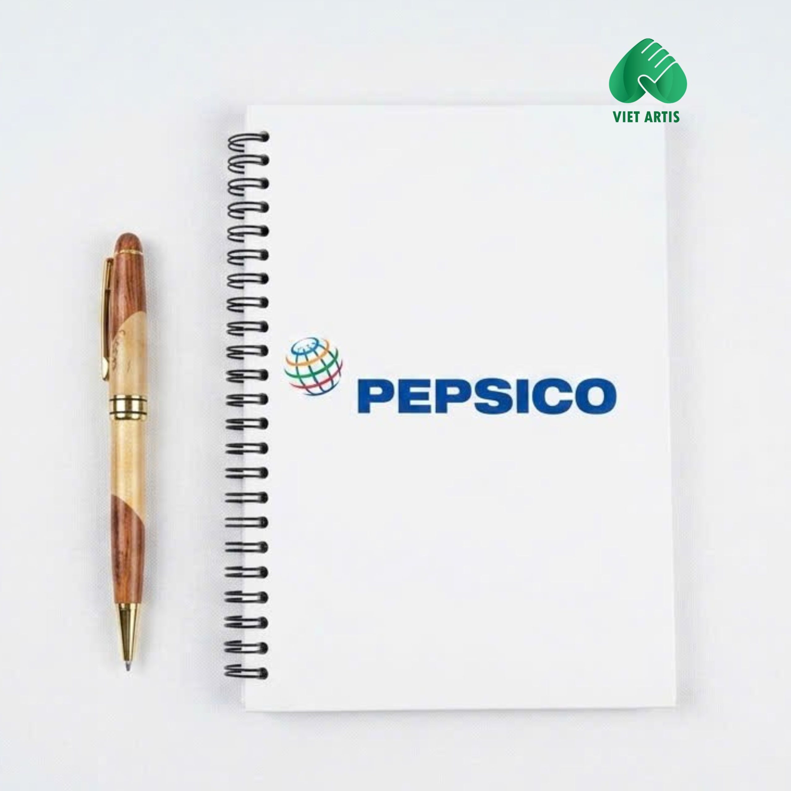Sổ tay lò xo in logo doanh nghiệp Mẫu 6