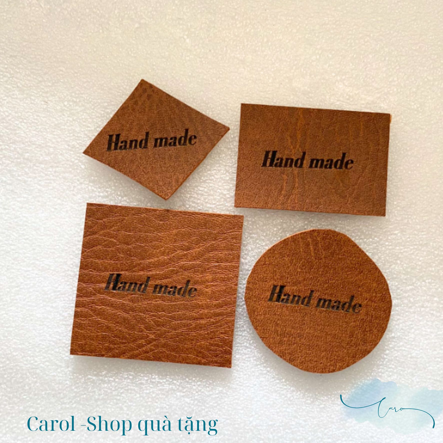 Tag da PU handmade nhiều size