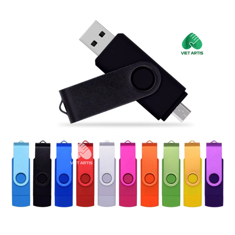 USB 2 đầu đọc cho máy tính và điện thoại - Ảnh 2