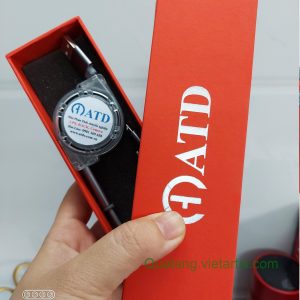 Hộp cáp sạc 3 đầu in logo ATD