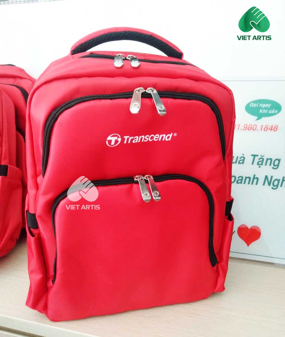 Ba lô laptop in logo Transcent