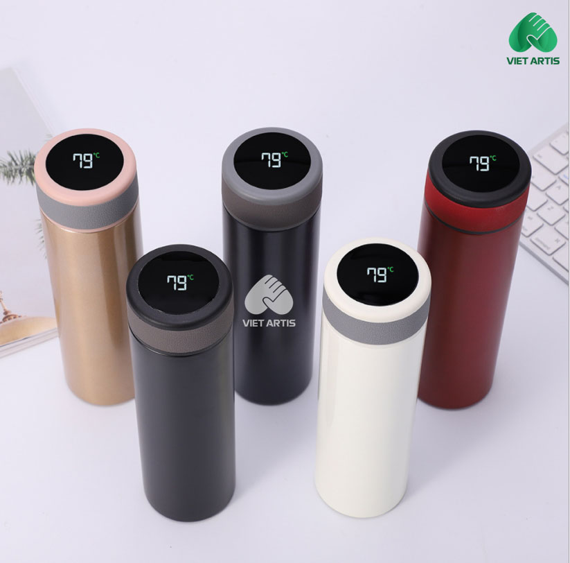 Bình giữ nhiệt 500 ml mẫu mới, hiển thị nhiệt độ