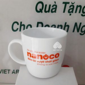 Ly sứ in logo thương hiêu riêng.