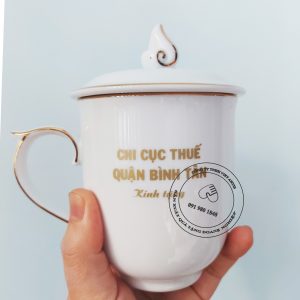 Ly sứ cao cấp có nắp đậy