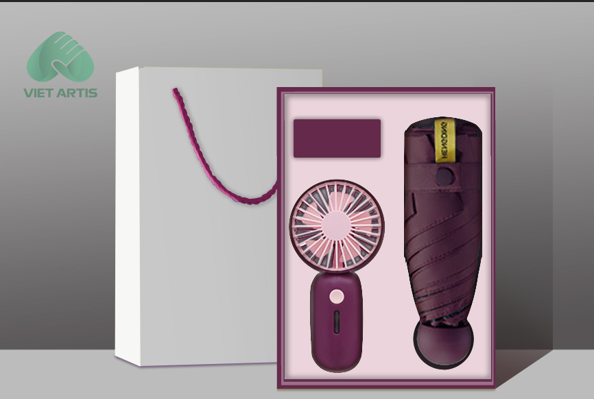 Gọn Chống tia UV và Quạt USB Mini Cầm Tay SET002