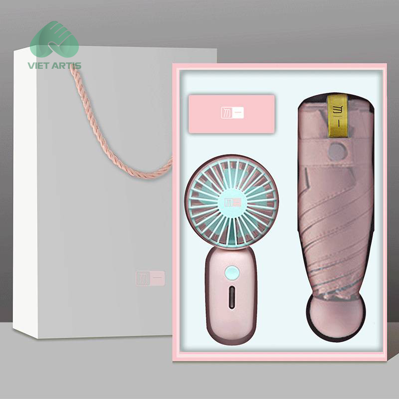 Gọn Chống tia UV và Quạt USB Mini Cầm Tay SET002 - Ảnh 3