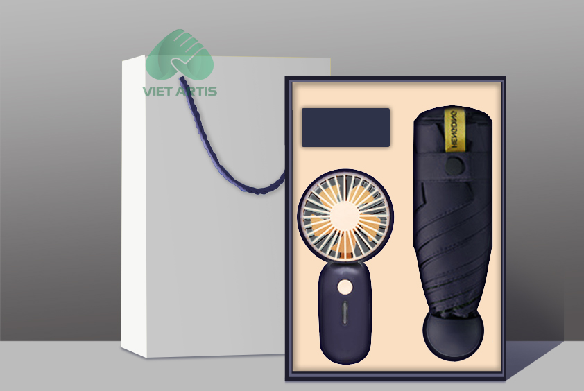 Gọn Chống tia UV và Quạt USB Mini Cầm Tay SET002 - Ảnh 2