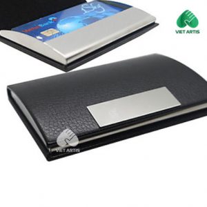 Hộp Namecard Bằng Thép - Vỏ Da