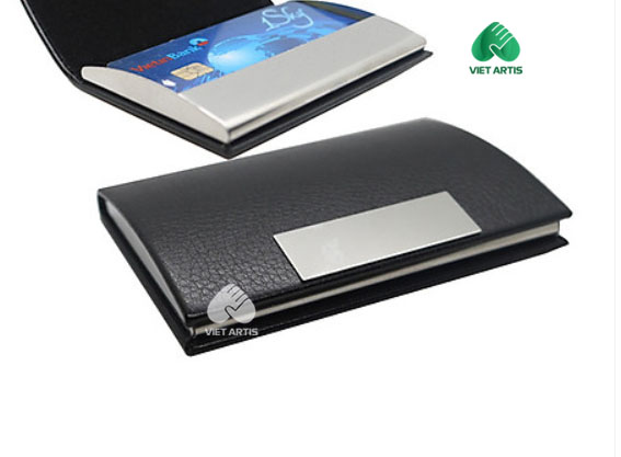 Hộp Namecard Bằng Thép - Vỏ Da