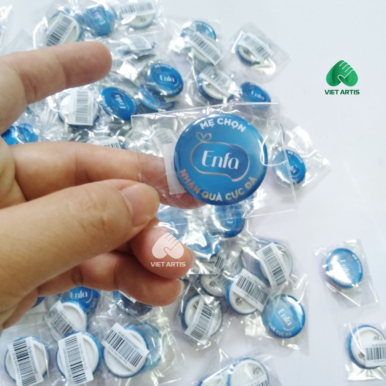 Huy Hiệu In Logo Enfa - Ảnh 3
