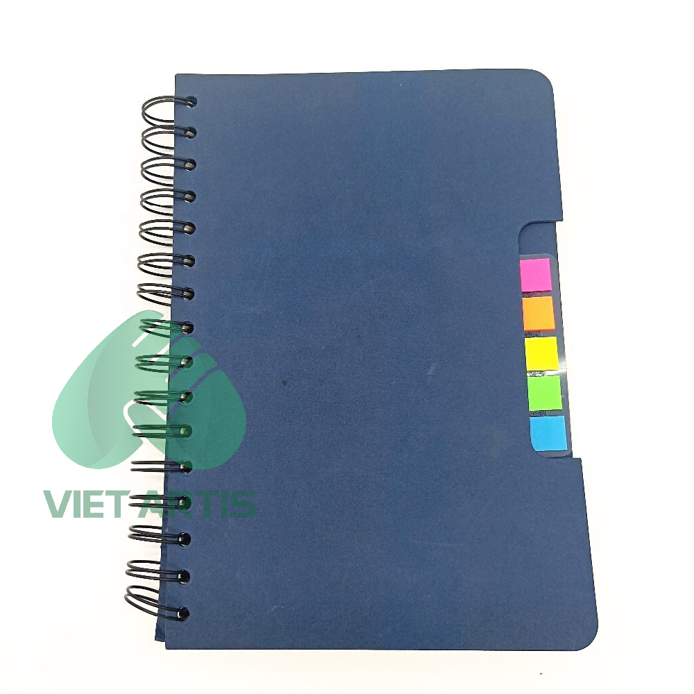Sổ Bìa Lò Xo Kèm Note Ghi Chú Tiện Lợi SVA004 - Ảnh 2