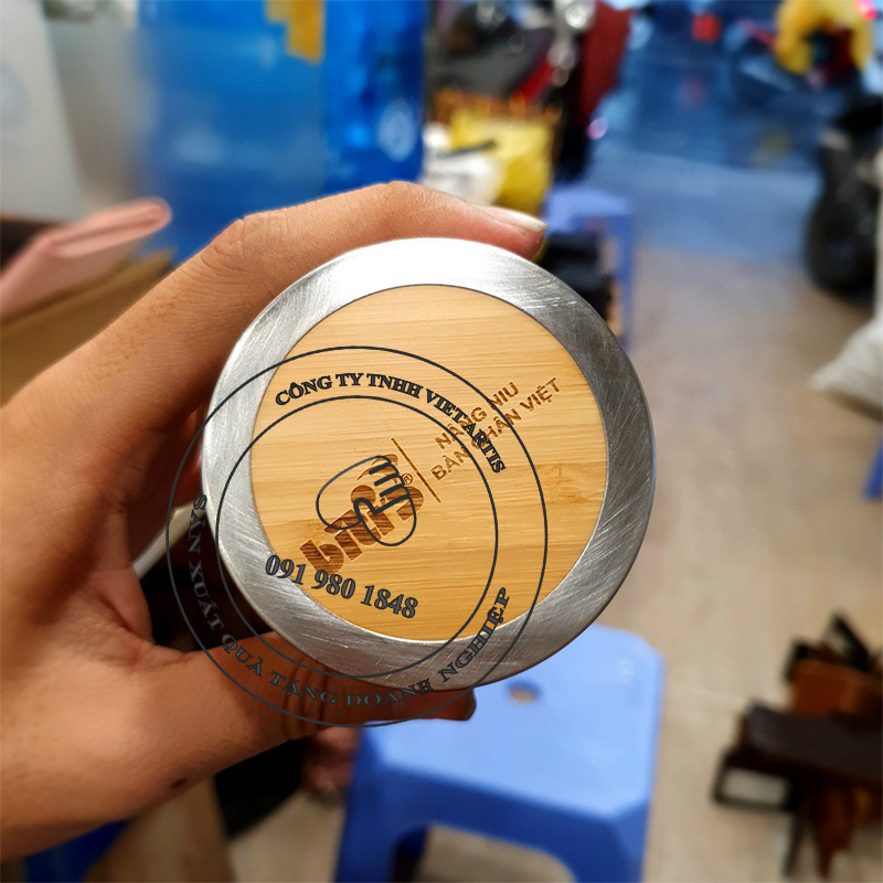Bình nước giữ nhiệt vỏ tre - Chất lượng - Thân thiện - Ảnh 5