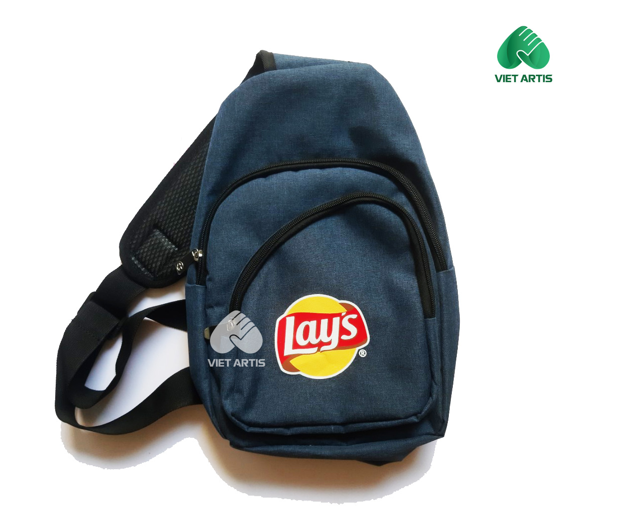Túi đeo chéo cao cấp in logo thương hiệu.