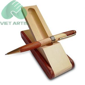 Hộp Bút Gỗ Cao Cấp In Logo BKVA008
