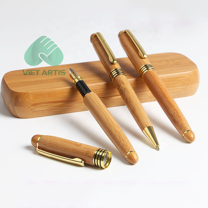 Hộp Bút Gỗ Cao Cấp In Logo BKVA010 - Ảnh 2