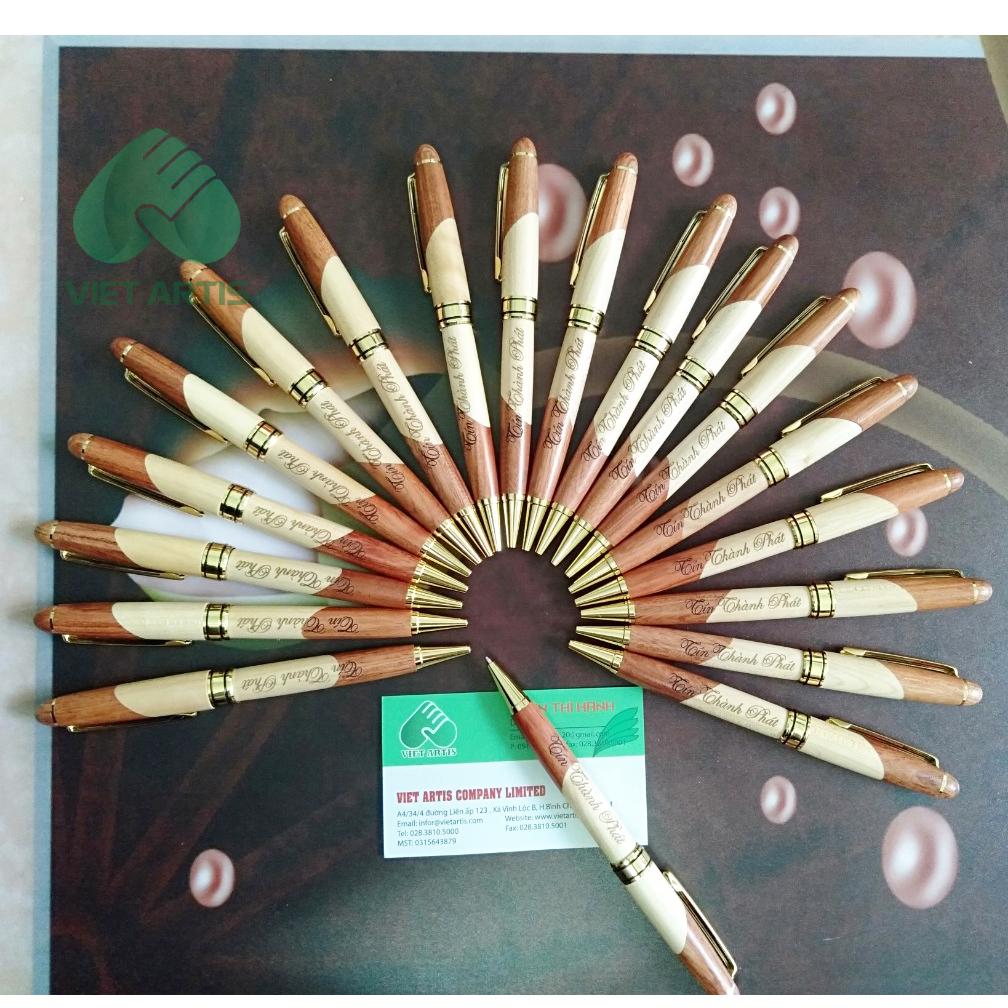 Bút Gỗ Khắc Tên Doanh Nghiệp Tín Thành Phát - Ảnh 5