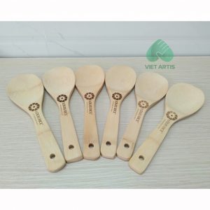 Muỗng tre khắc Logo Louis Rice