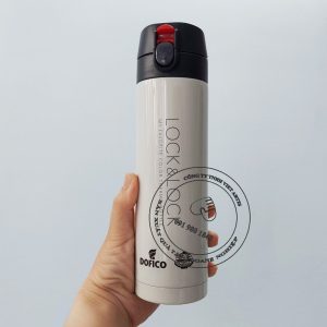 Bình nước giữ nhiệt Lock&Lock in logo thương hiệu